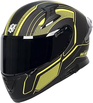Amazon.com: HAX Full Face Motorcycle Helmet with Dual Rear Wing